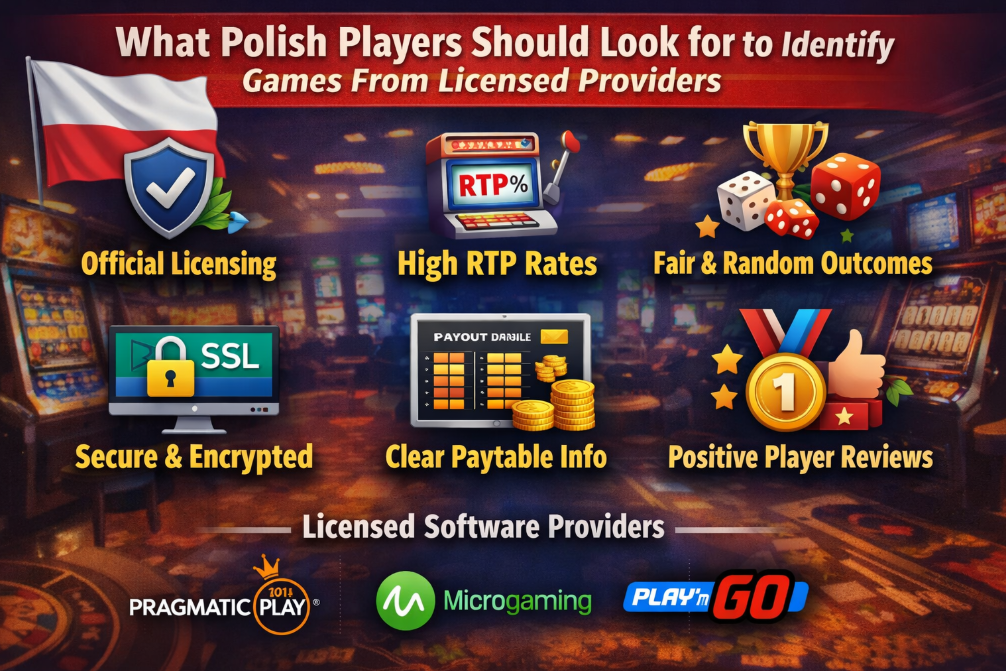 What Polish Players Should Look for to Identify Games From Licensed Providers