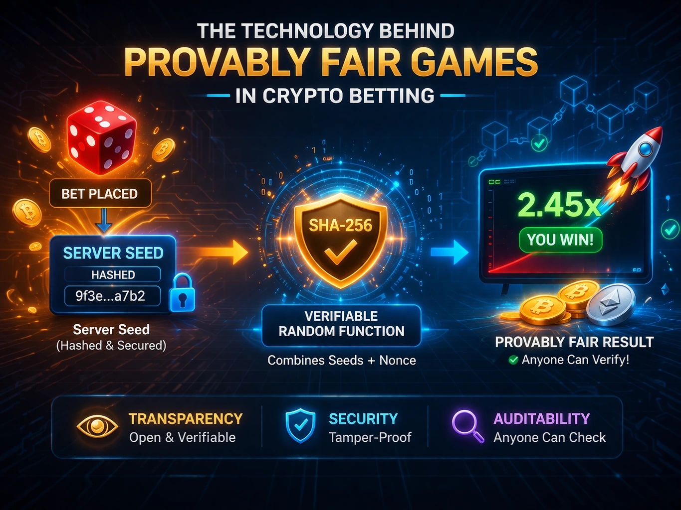 The Technology Behind Provably Fair Games in Crypto Betting