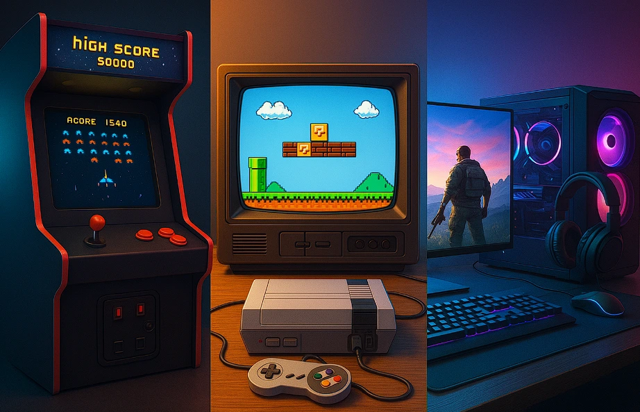 The Evolution of Online Gaming: From Arcade Classics to Modern Experience