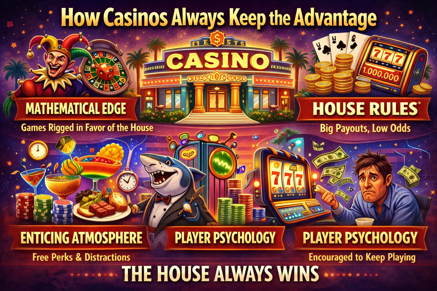 How Casinos Always Keep the Advantage